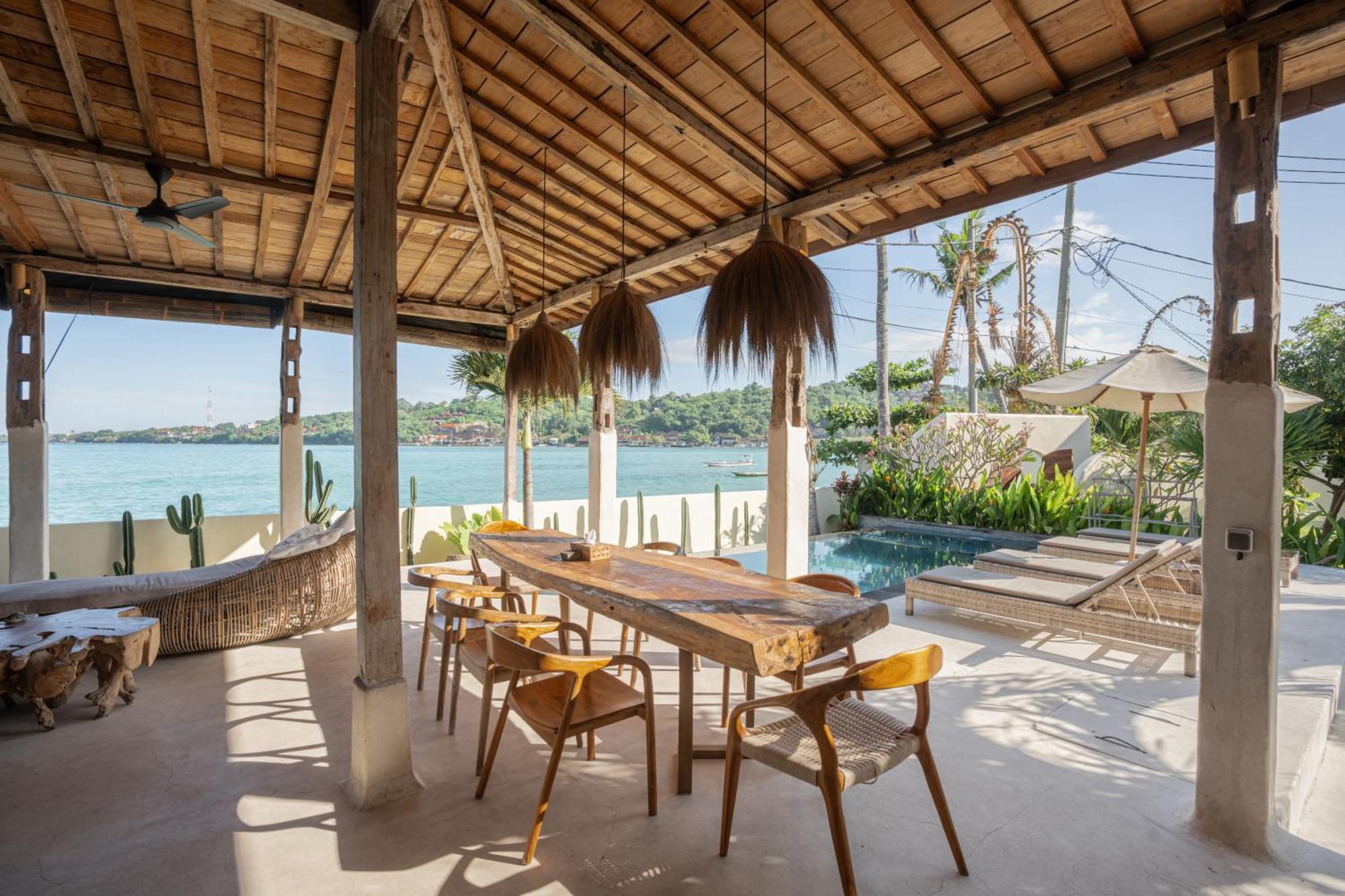 Sunset House Ceningan, 10 Person Beachview Private Villa Нуса-Лембонган Экстерьер фото